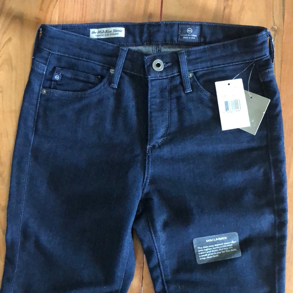 NWT AG the mid-rise Stevie jeans